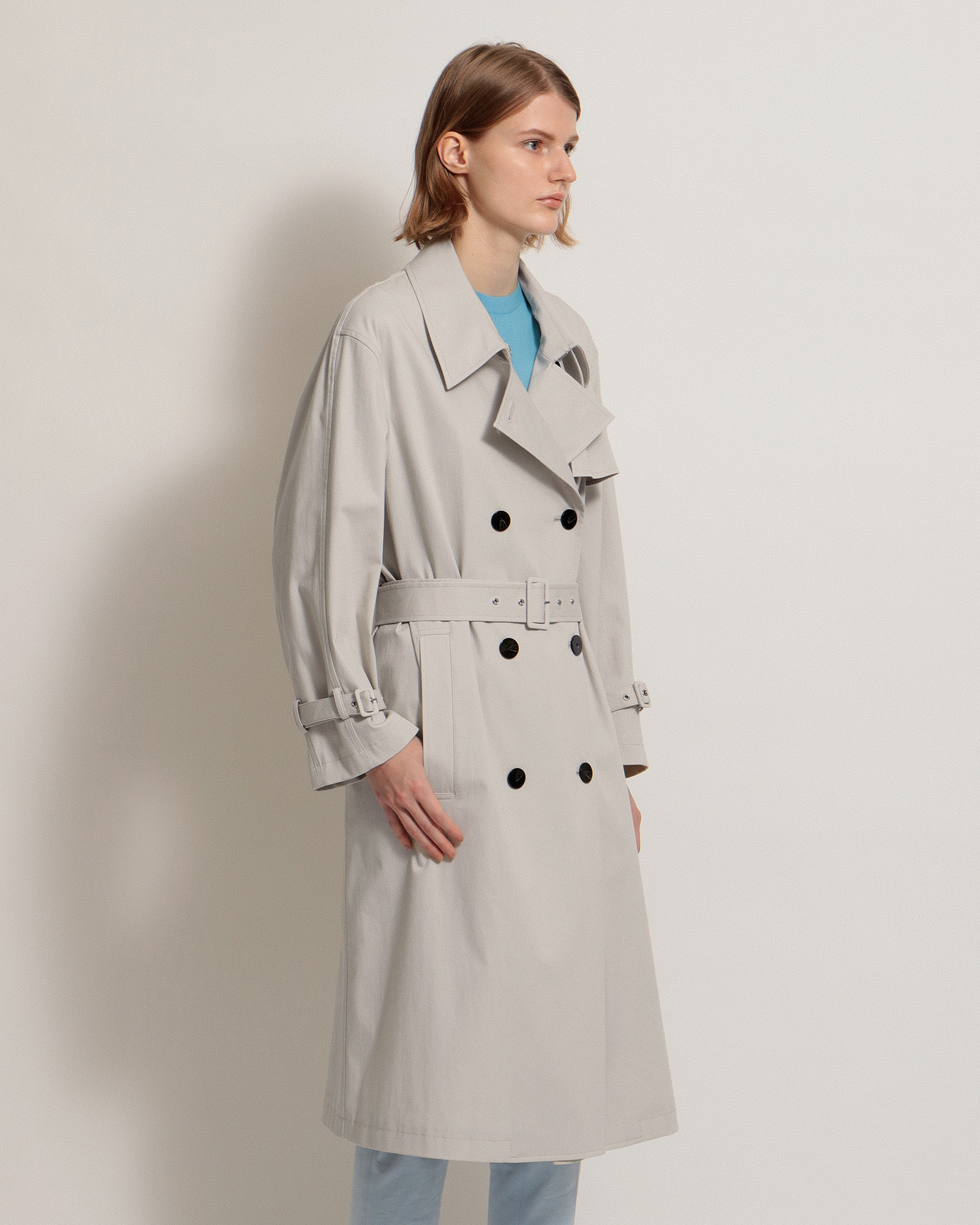 Sleek Trench DBL BR Trench