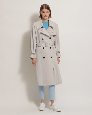 Sleek Trench DBL BR Trench | WOMEN（レディース）｜Theory