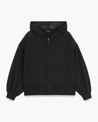 【極美品】セオリー　OVERSIZED ZIP HOODIE ネイビー　S 現行