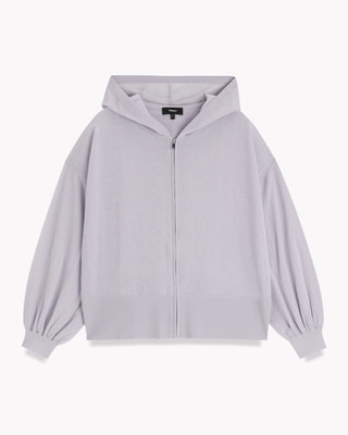 【極美品】セオリー　OVERSIZED ZIP HOODIE ネイビー　S 現行