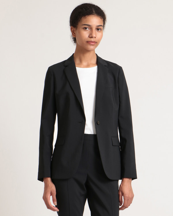 Crisp Poly Staple Blazer B | WOMEN(レディース)|Theory 公式通販