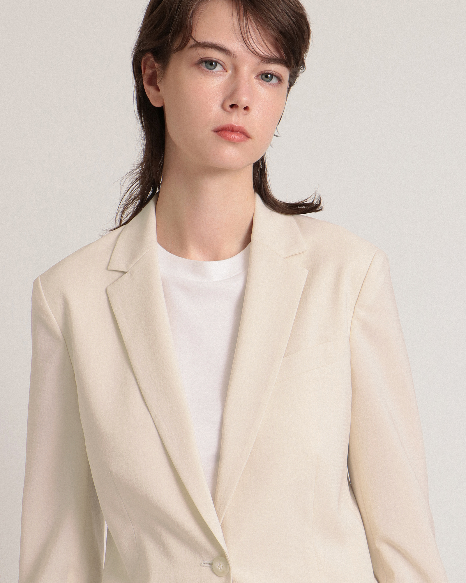 Crisp Poly Staple Blazer B | WOMEN（レディース）｜Theory 公式通販