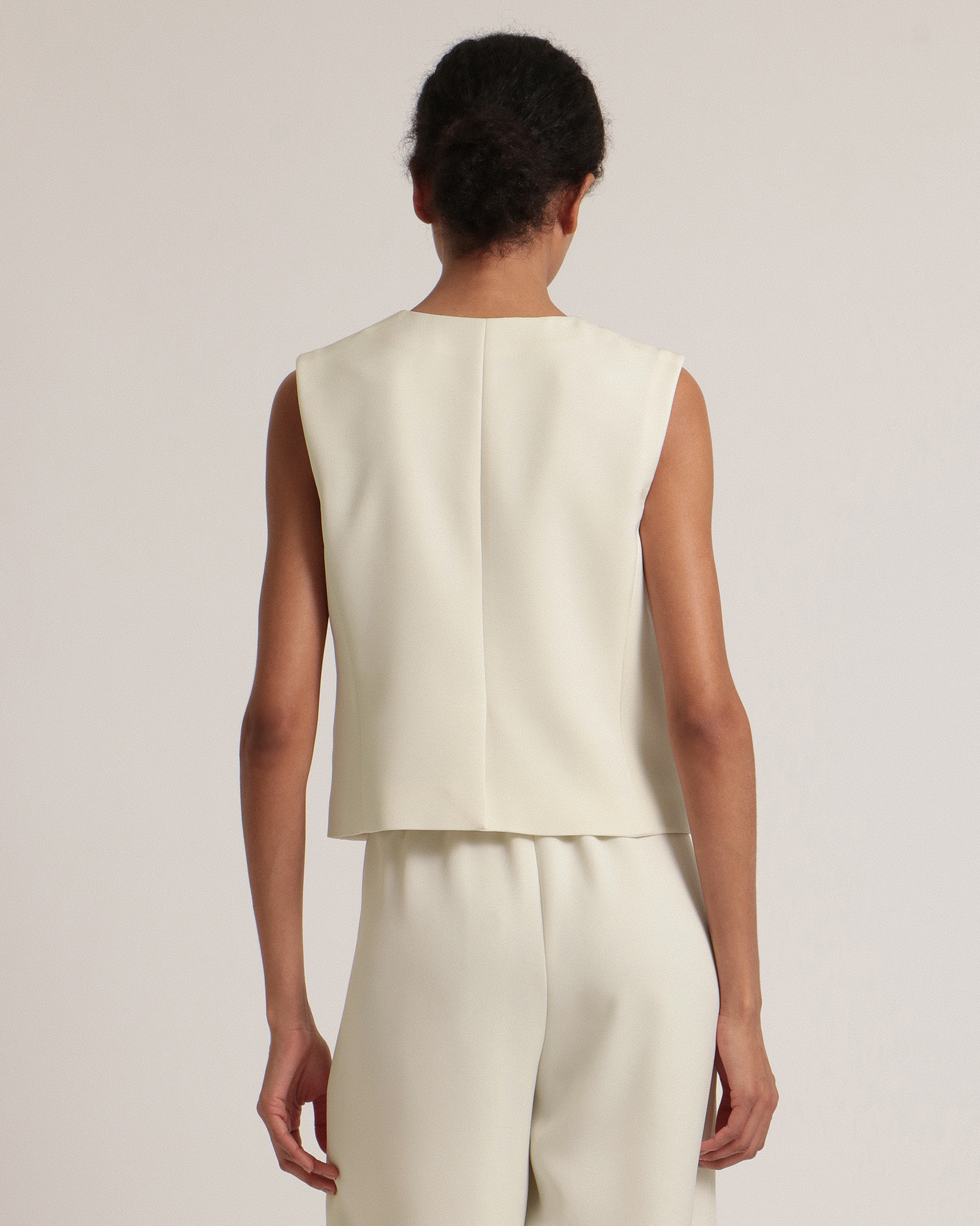 Oxford Crepe CL Slim Vest