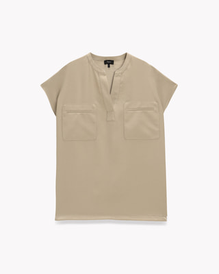 一部限定カラー Powder Crepe PKT Popover J - セオリー