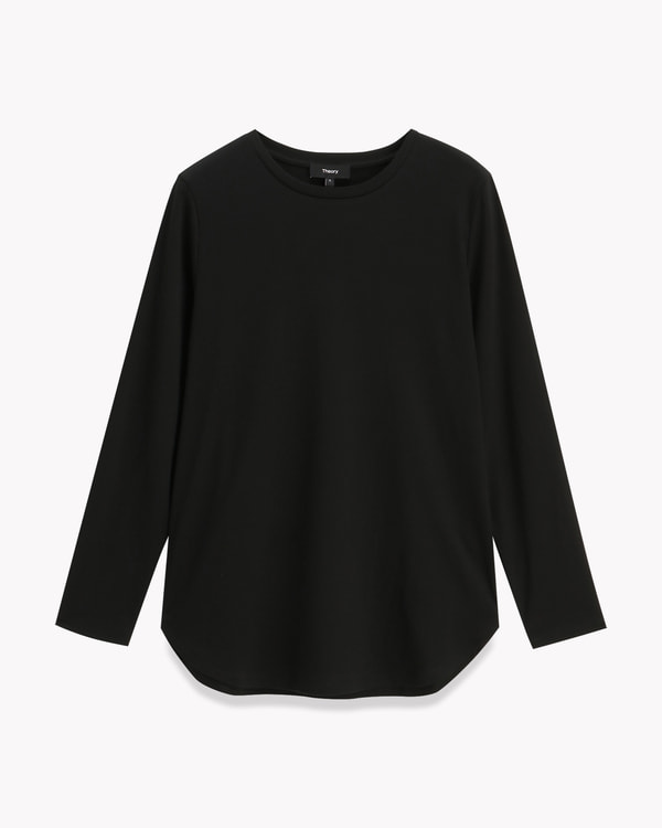 Core Jersey Round Hem LS | WOMEN（レディース）｜Theory 公式通販サイト