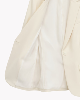 一部限定カラー Admiral Crepe Staple Blazer B | WOMEN