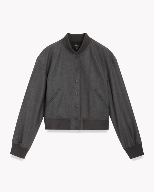 【Theory】Sleek Saxony Varsity JK N 【Theory】Sleek Saxony Varsity JK N