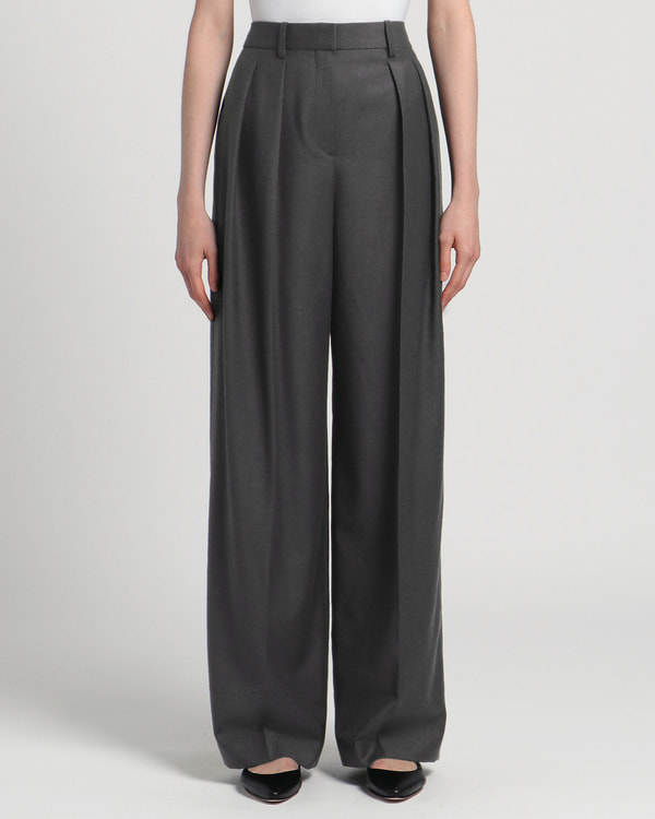 Sleek Flannel DBL Pleat Pant HZ | WOMEN（レディース）｜Theory 公式