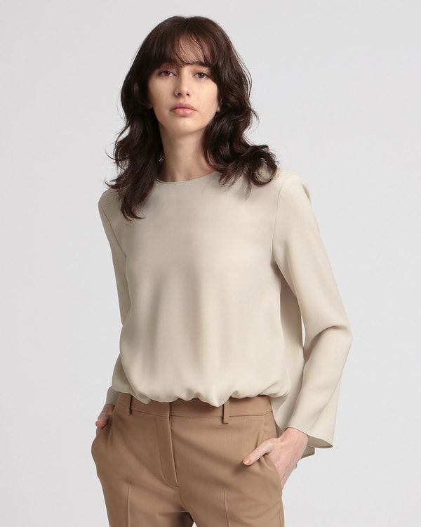 Prime GGT LS Cape Blouse | WOMEN（レディース）｜Theory 公式通販サイト