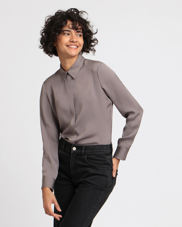 Modern GGT Classic Fitted Shirt | WOMEN（レディース）｜Theory 公式 ...