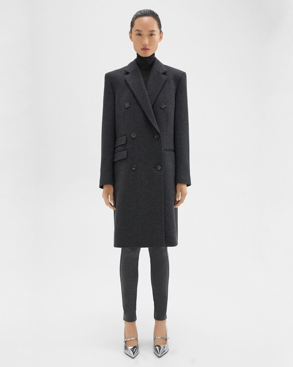 【Theory】一部店舗限定 Circle Wool Tailored DB Coat 【Theory】一部店舗限定 Circle Wool Tailored DB Coat