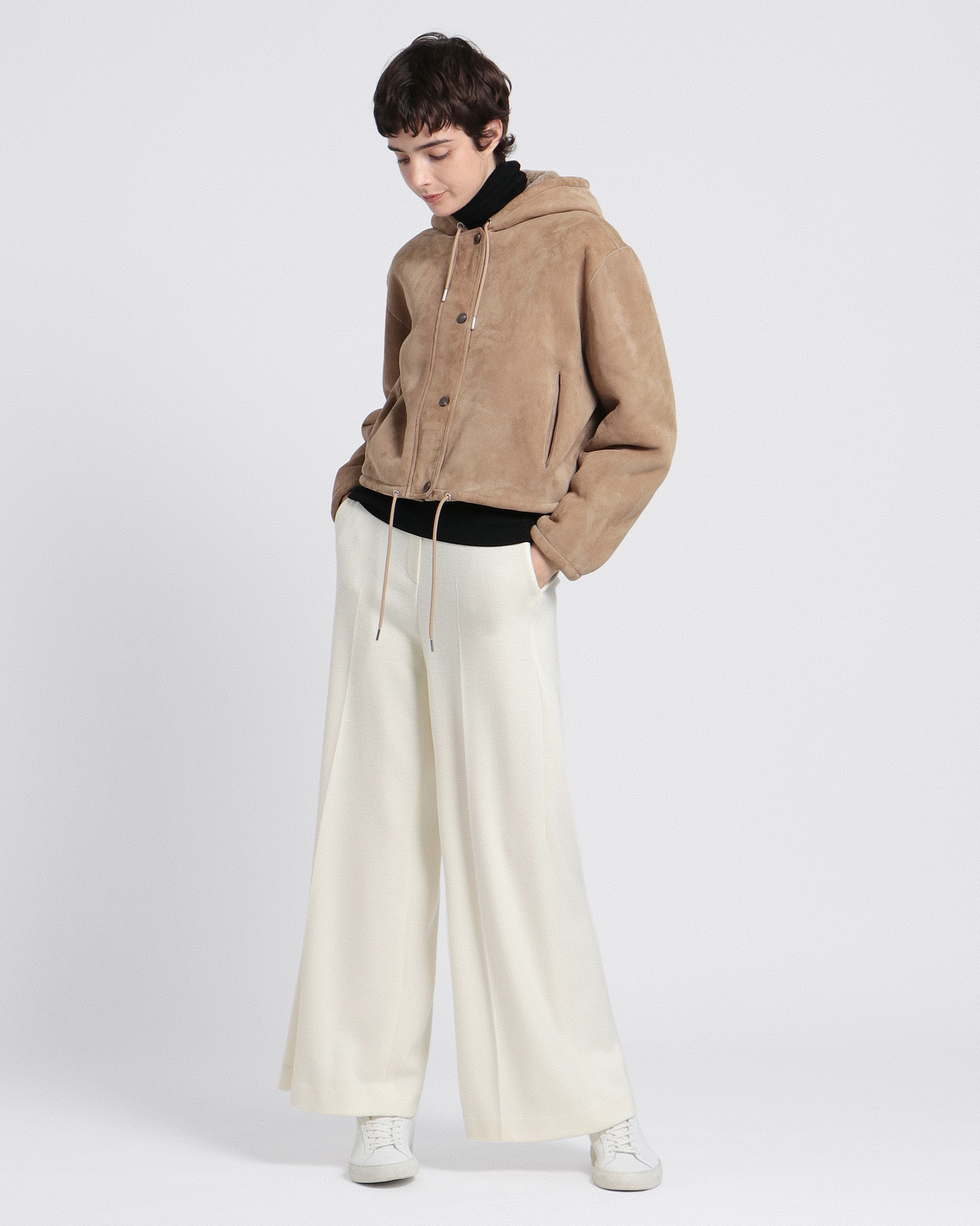 Curl Shearling Cropped Parka SH | WOMEN（レディース