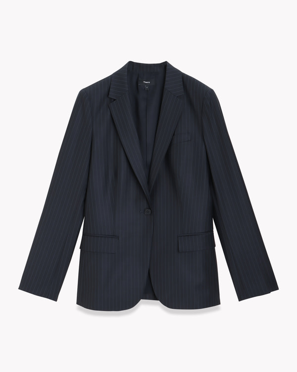 【Theory】一部店舗限定 Refined Stripe Staple Blazer B 【Theory】一部店舗限定 Refined Stripe Staple Blazer B