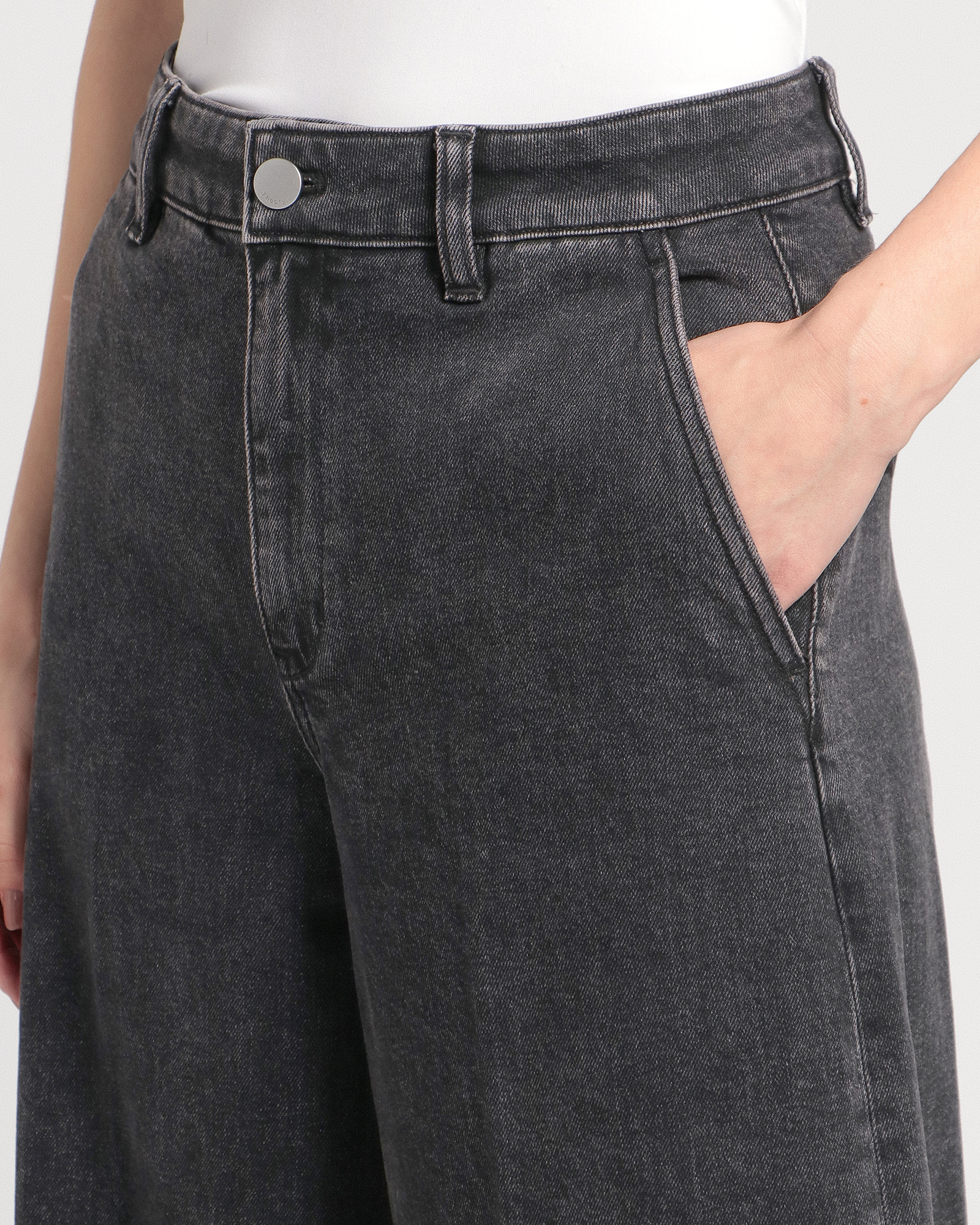 New ST Denim Bk Wide HW Pant D GH | WOMEN（レディース