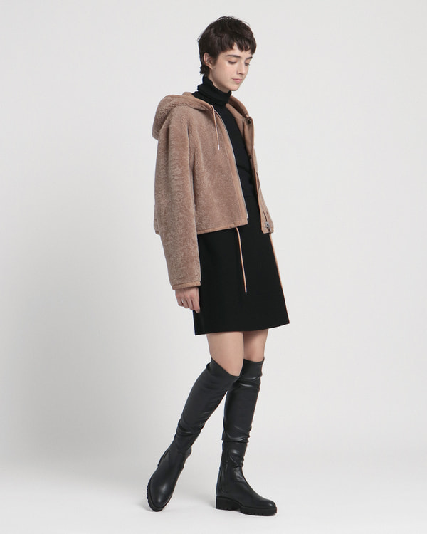 【Theory】Empire Wool Mini Flare SK 【Theory】Empire Wool Mini Flare SK