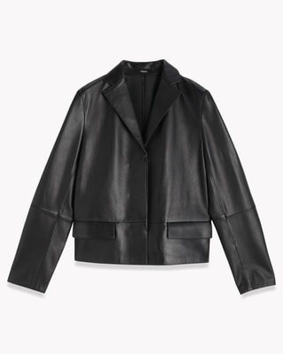 Grain Leather 2 SB Clean JKT L | WOMEN（レディース）｜Theory