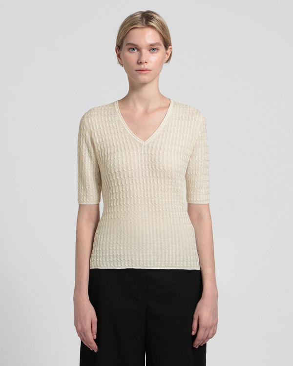【Theory】Neo Sag Harbor Cable Vneck PO 【Theory】Neo Sag Harbor Cable Vneck PO