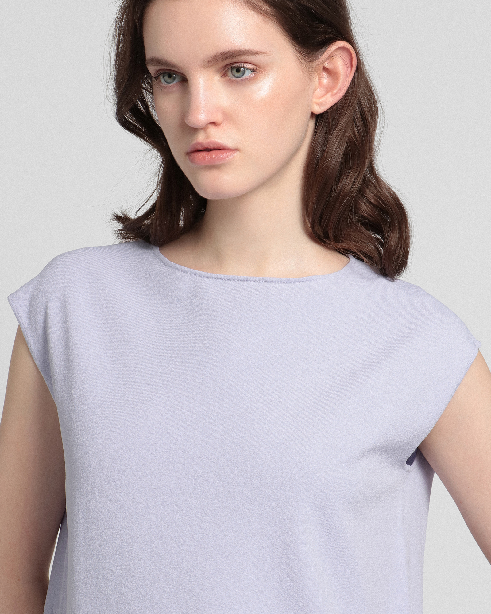 Wooster Crepe Knit Boat Neck Top | WOMEN（レディース