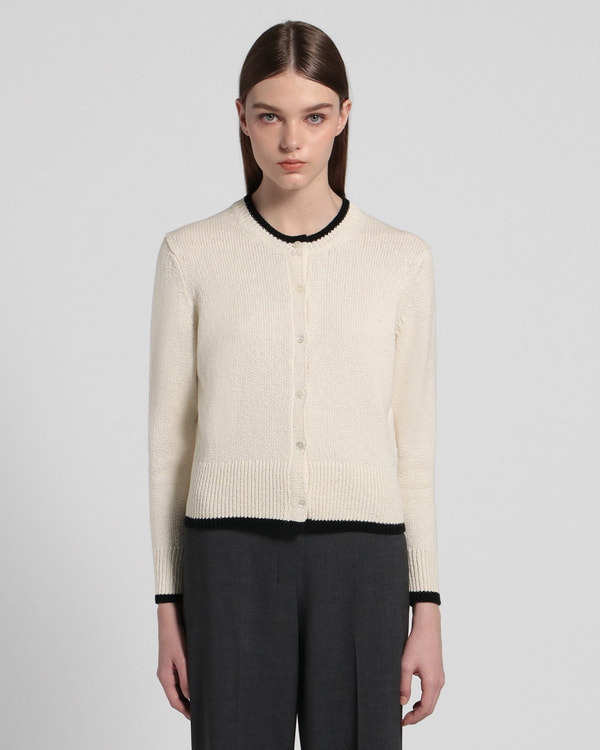 Wave Boucle Tipped Cardi | WOMEN（レディース）｜Theory 公式通販サイト