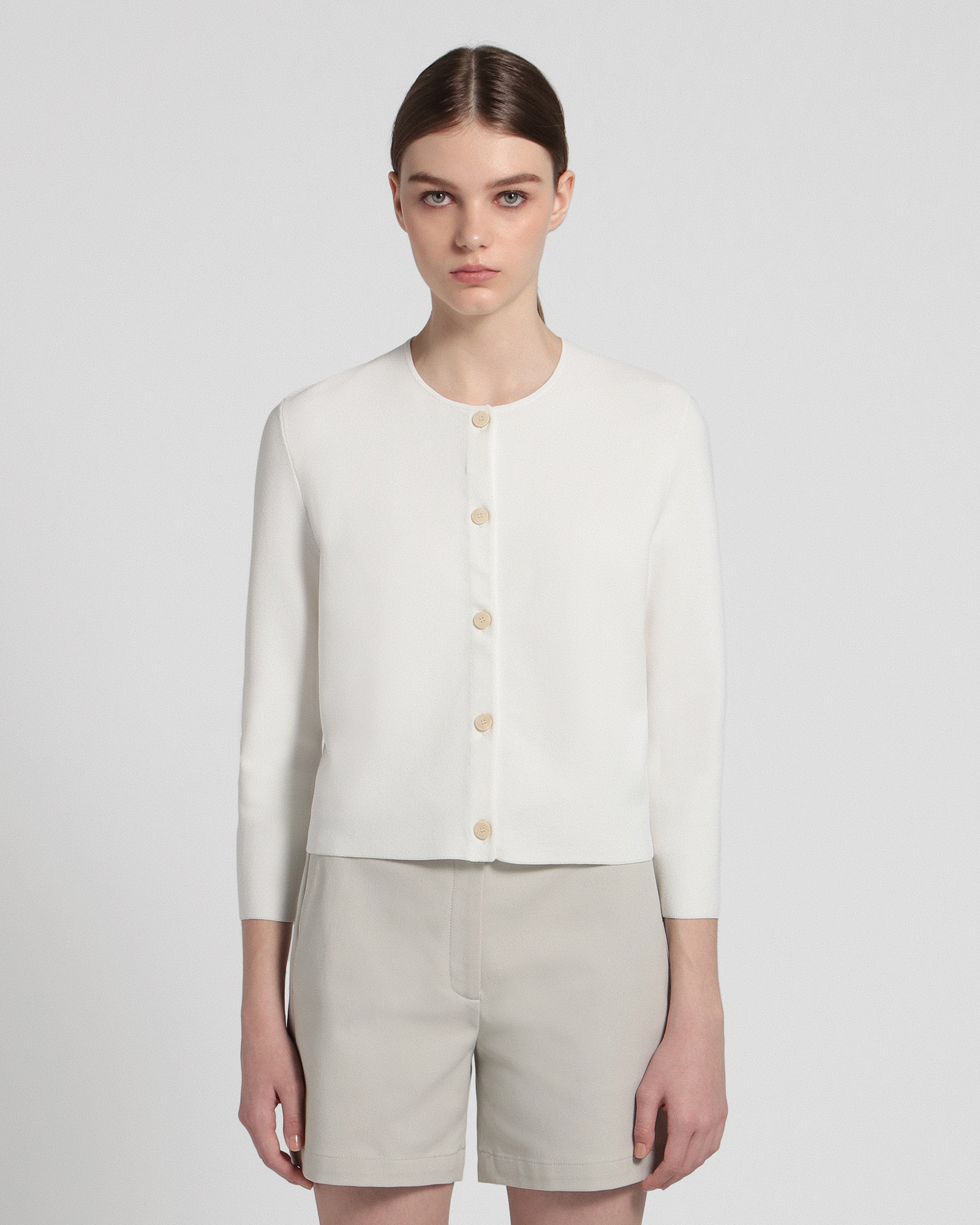 Theory】Wooster Crepe Knit Pointelle