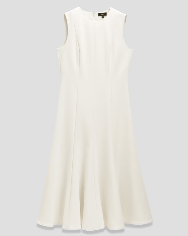 Tailor Crepe SL Seam VOL DR | WOMEN（レディース）｜Theory 公式通販 