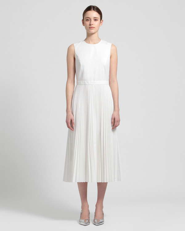 【Theory】Sleek Poplin PLT SK Midi DR 【Theory】Sleek Poplin PLT SK Midi DR