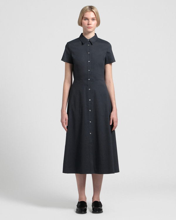 Good Crunch W SS BD Midi DR B | WOMEN（レディース）｜Theory 公式  