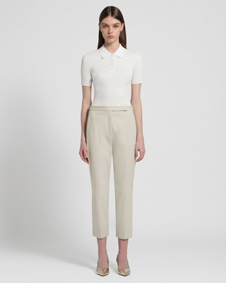 Neoteric Twill HW Slim Crop T | WOMEN（レディース）｜Theory