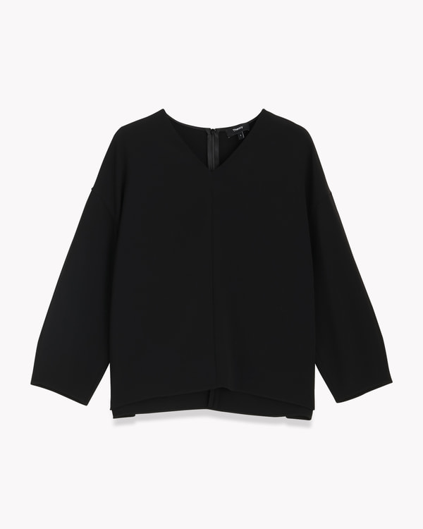 【Theory】Admiral Crepe Round VNK Top 【Theory】Admiral Crepe Round VNK Top
