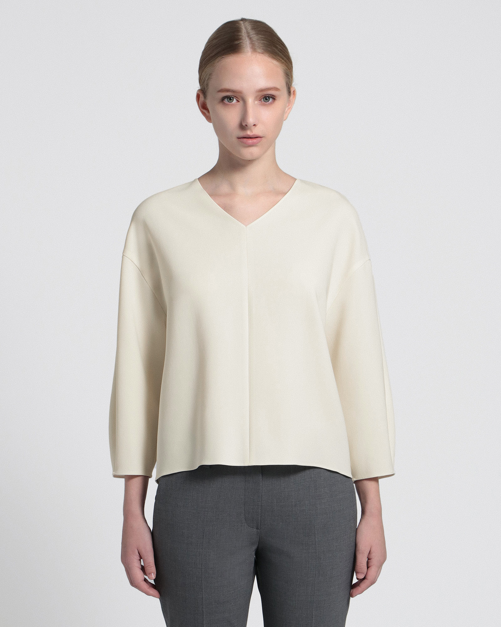 Admiral Crepe Round VNK Top | WOMEN（レディース）｜Theory 公式通販 