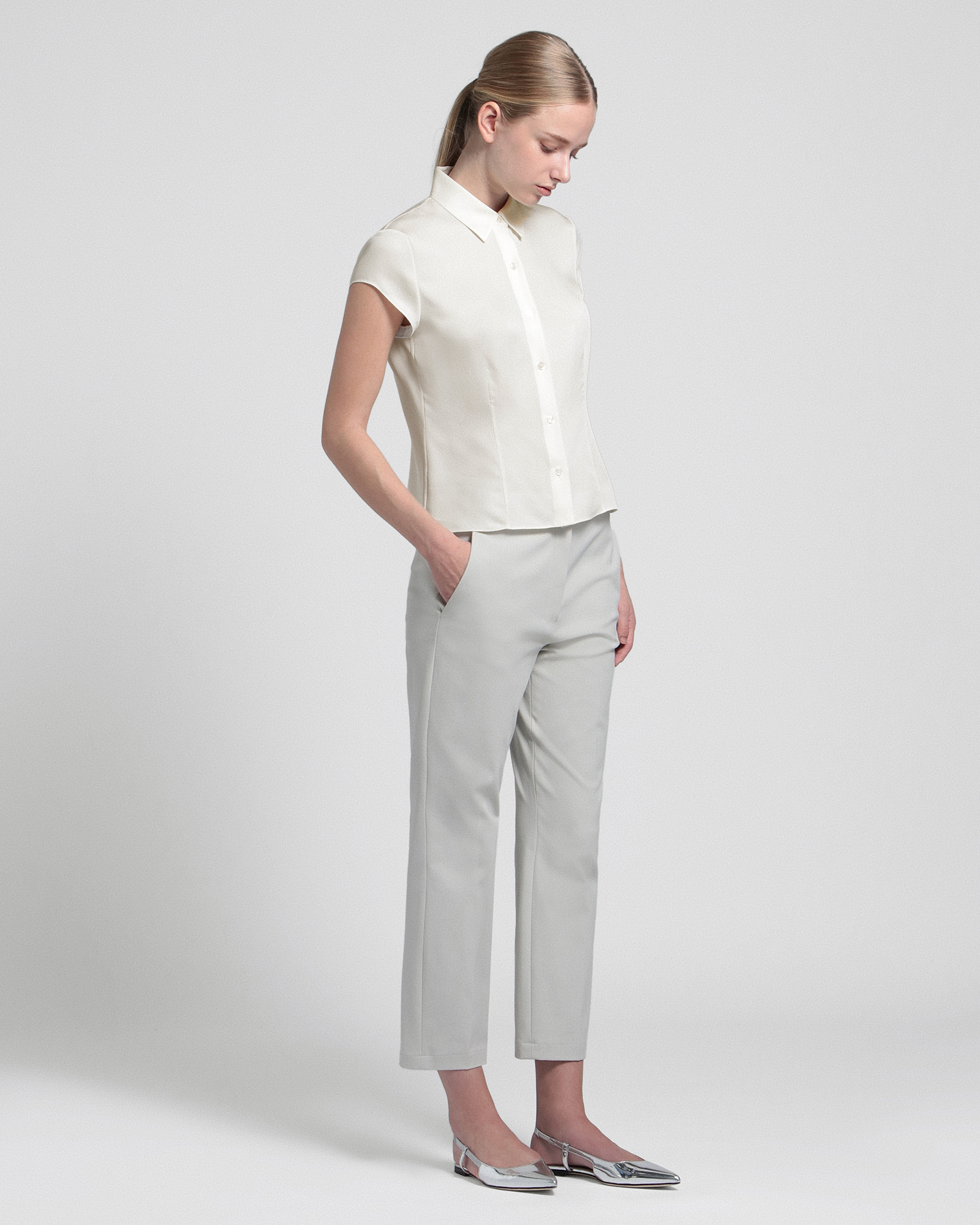 Modern GGT Cap SLV Blouse | WOMEN（レディース）｜Theory 公式