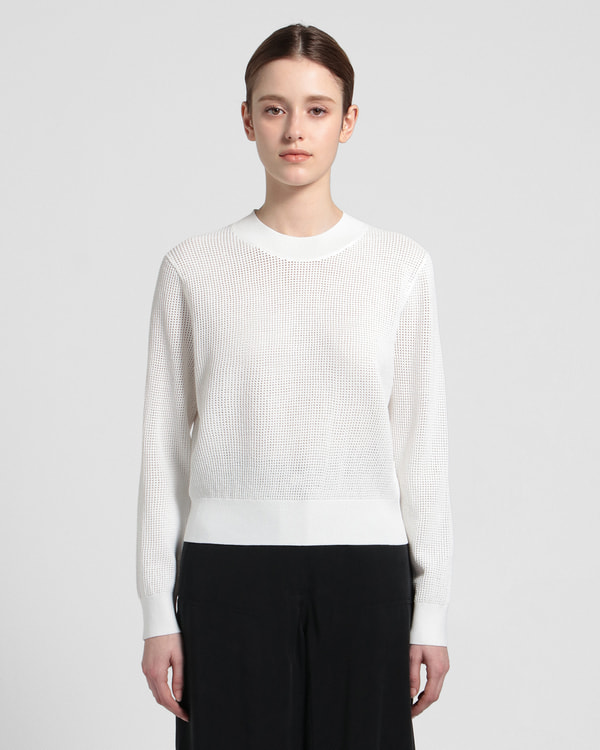 Theory】Wooster Crepe Knit Pointelle