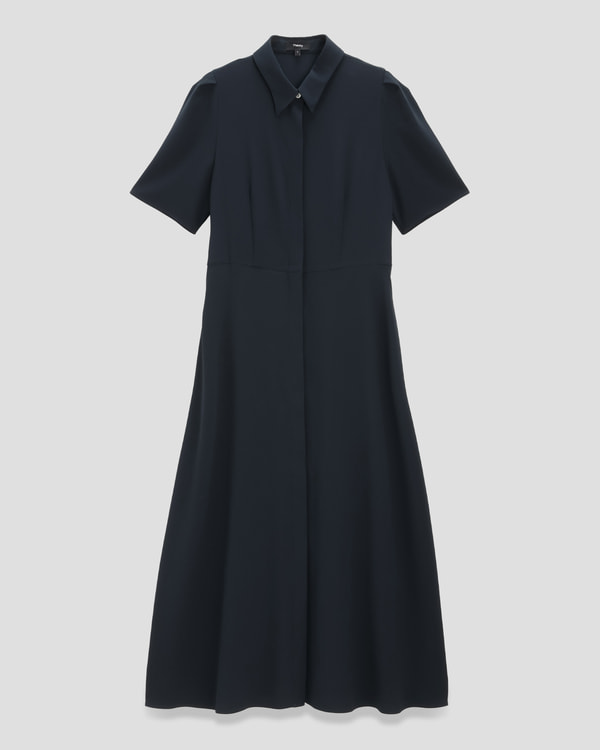 Powder Crepe CL Dart Shirt DR | WOMEN（レディース）｜Theory 公式 