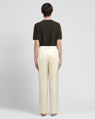 Crushed Satin Wide Pull On | WOMEN（レディース）｜Theory 公式通販サイト