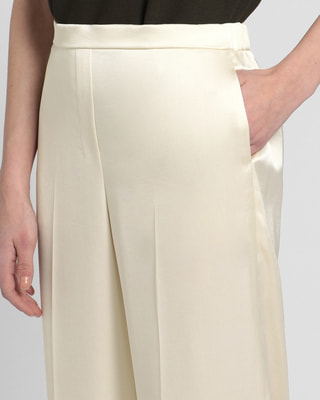 Crushed Satin Wide Pull On | WOMEN（レディース）｜Theory