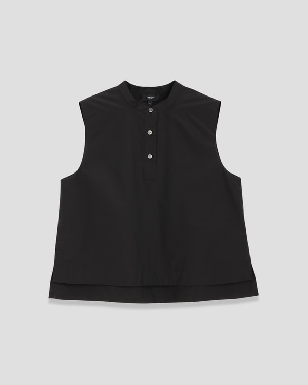 【Theory】Soft Lawn Henley Boxy SH 【Theory】Soft Lawn Henley Boxy SH