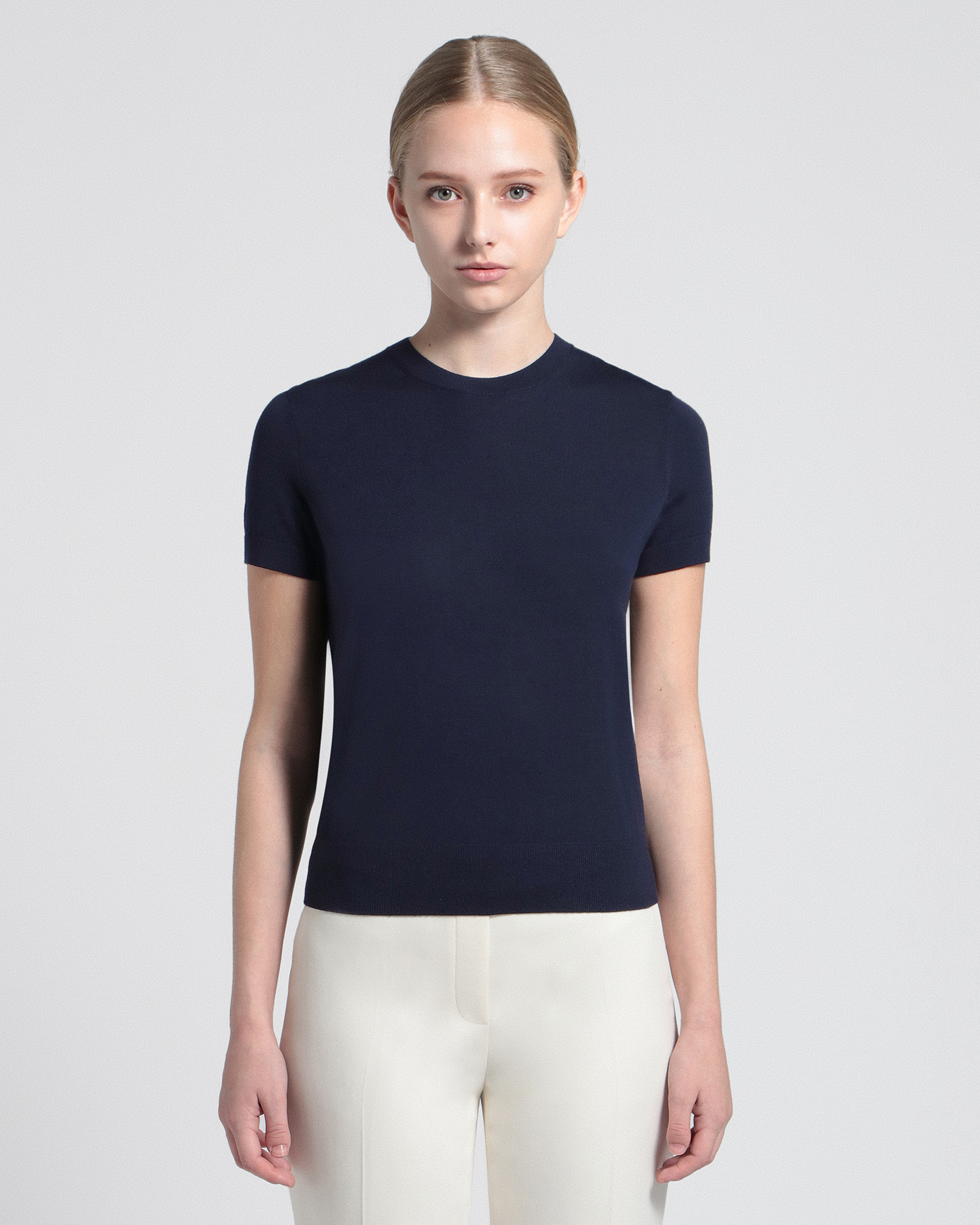 一部限定カラー Regal Wool Sweater Tee P | WOMEN（レディース