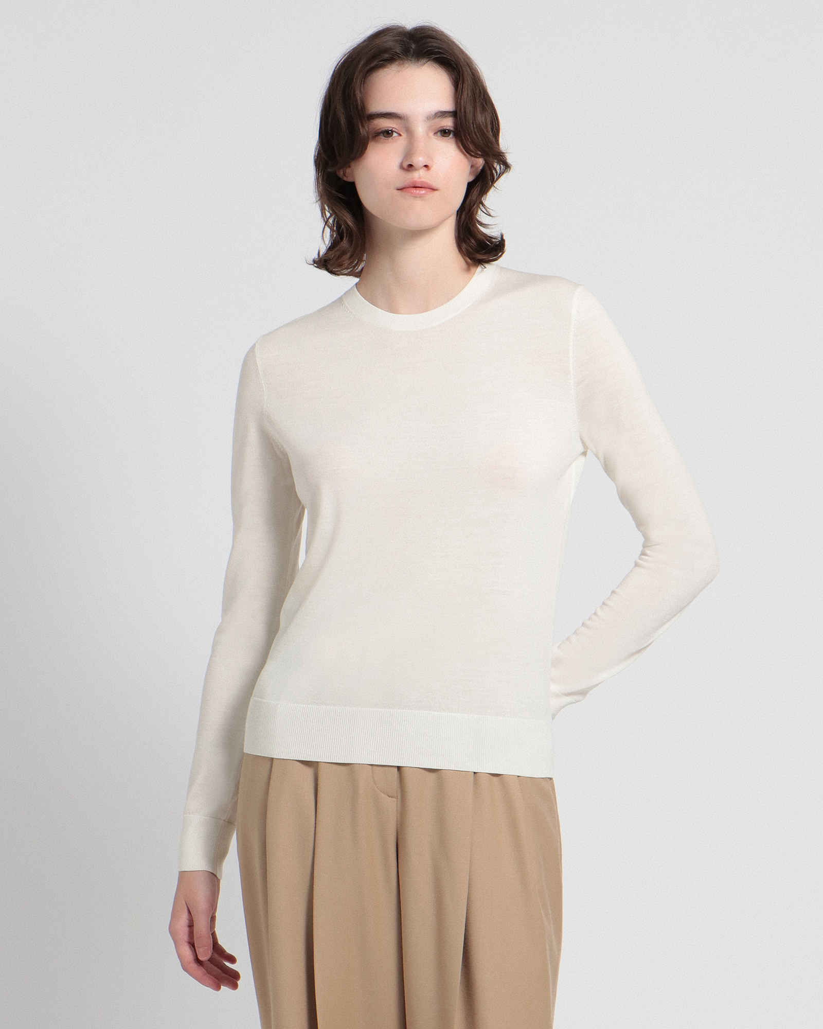 Regal Wool Crew Neck PO P | WOMEN（レディース）｜Theory 公式
