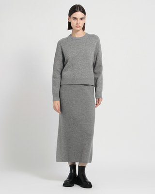 美品 23AW Theory セオリー LANA CASH CROPPED TN PO ウール