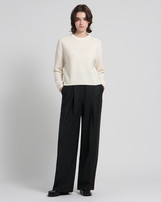 Theory - セオリー Lana Cash Cropped CN PO ニット S 黒の通販