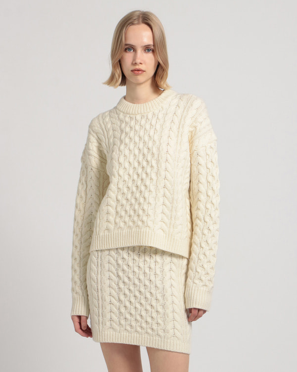 Felted Wool-Cashmere Colorblock Sweater| Theory