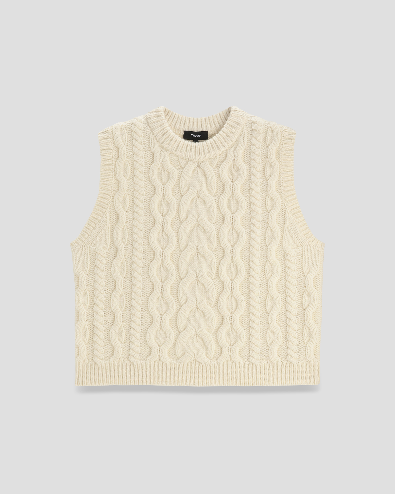 Felted Wool Cash Cable Vest | WOMEN（レディース）｜Theory 公式通販 