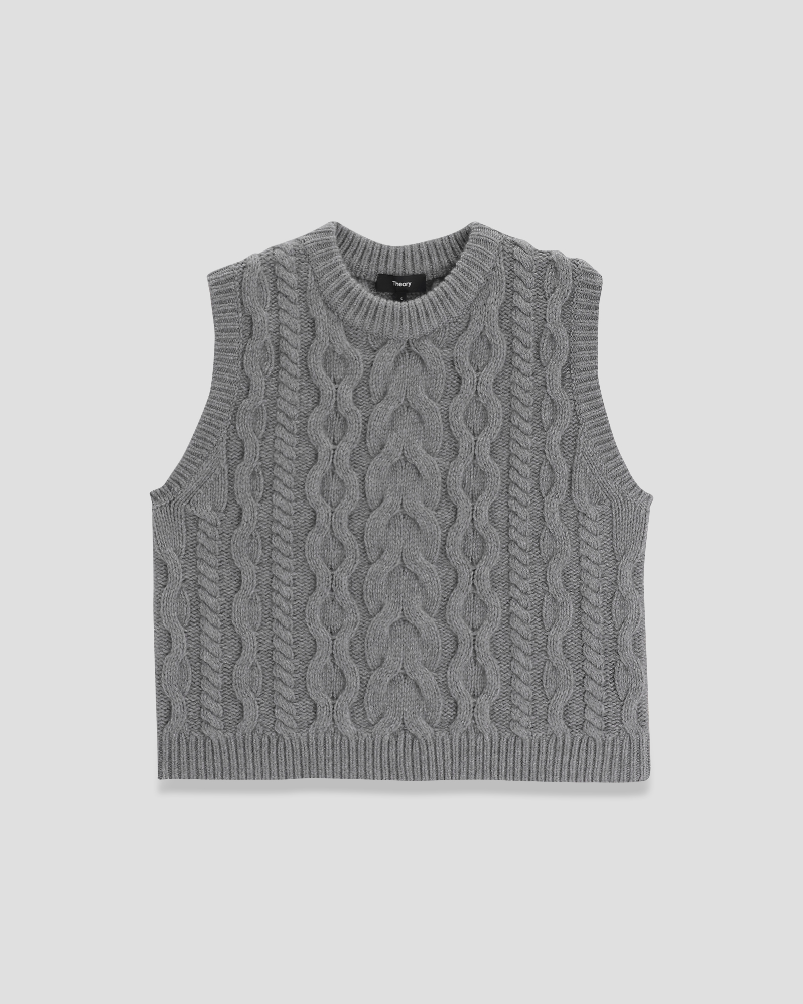 Felted Wool Cash Cable Vest | WOMEN（レディース）｜Theory 公式通販 