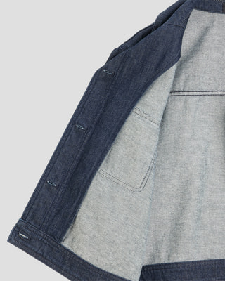 Drape Denim SS Boxy JK デニムジャケットtheory