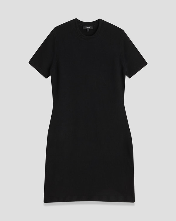 【Theory】一部店舗限定 Felted Wool Cash Crew NK Dress 【Theory】一部店舗限定 Felted Wool Cash Crew NK Dress
