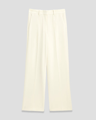 美品 Theory Admiral Crepe ストレッチ プルオンパンツ Theory Pleated Pull-On Pant in Admiral Crepe