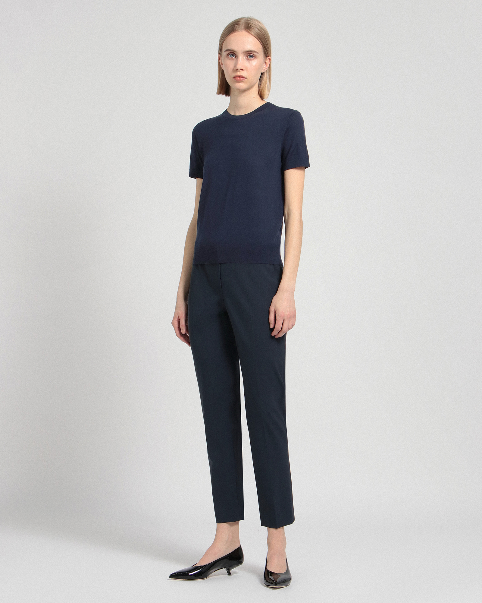 2024高い素材  Treeca Wool Traceable Pant WOMEN（レディース）｜Theory | 4N パンツ
