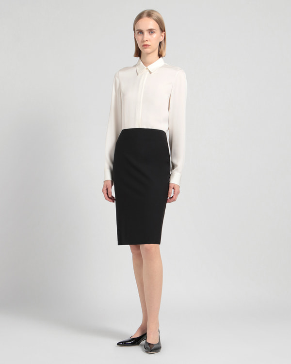 セオリー　スカート 中古・古着通販】theory (セオリー) 24年モデル/Sleek Poplin