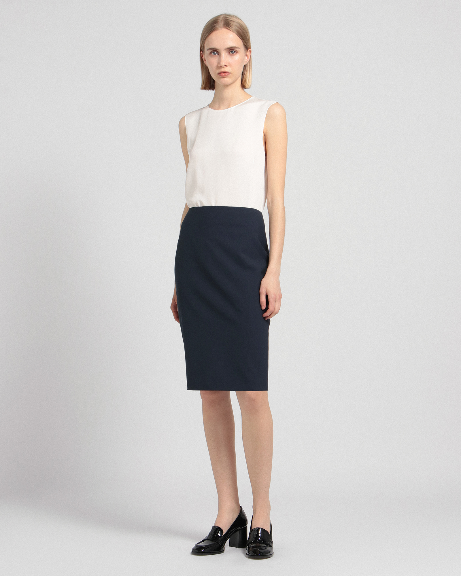 Traceable Wool Pencil Skirt | WOMEN（レディース）｜Theory
