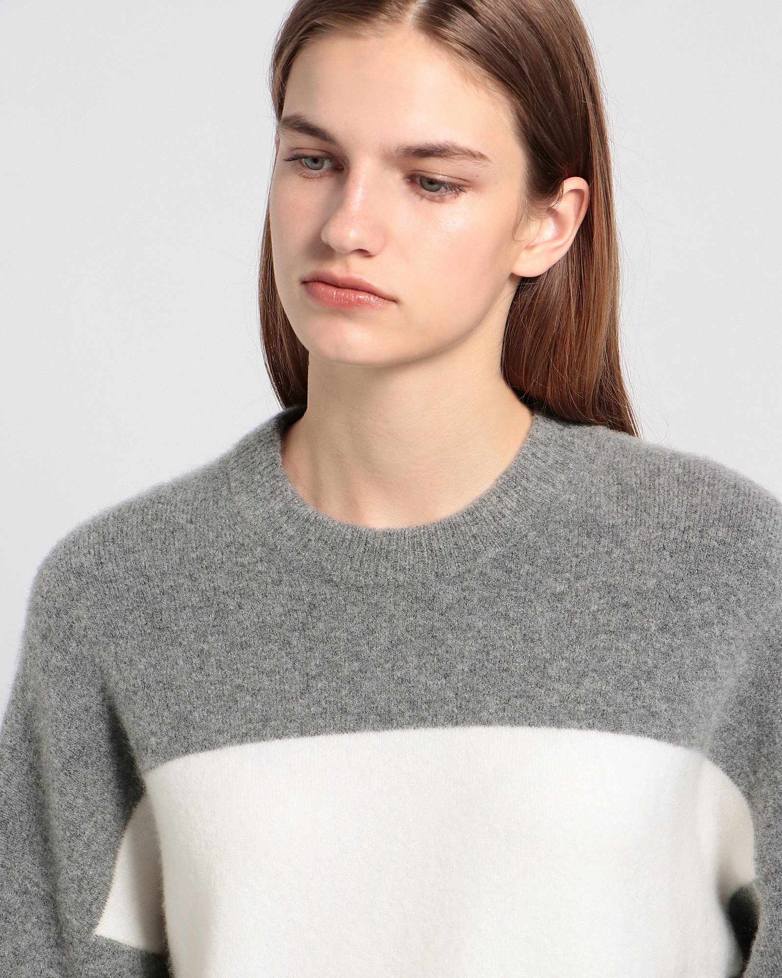 一部限定カラー Astor Wool Color Block S PO | WOMEN
